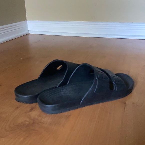 Black two strap sandals - Picture 1 of 4